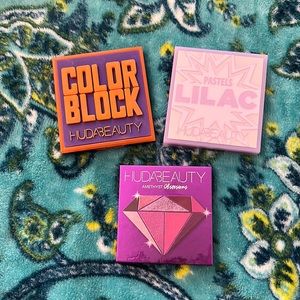 Huda Beauty obsessions: Color Block Orange & Purple/ Lilac/ Amethyst palettes
